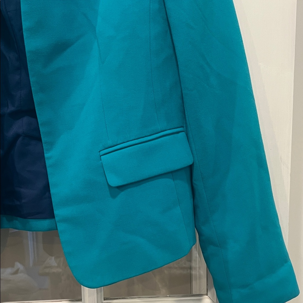 LOFT Vibrant Teal Blazer - Picture 4 of 12